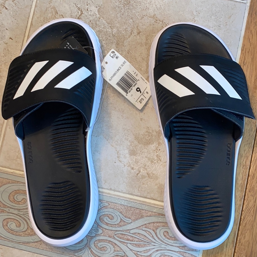 adidas slides! NWT